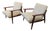 Mid Century Modern Lounge Accent Chairs a Pair 6613 For Sale