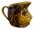 Antique Sarreguemines Lion Head Creamer Jug, 1900 For Sale