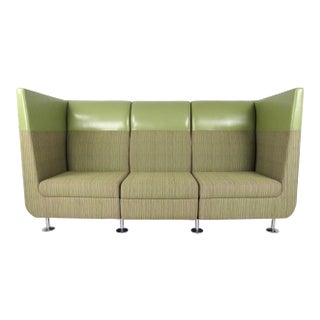 Modern Booth Style Sofa For Sale