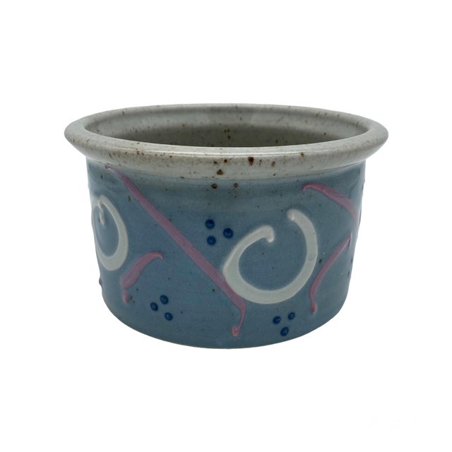 1980s Vintage Studio Pottery Bowl For Sale - Image 5 of 5