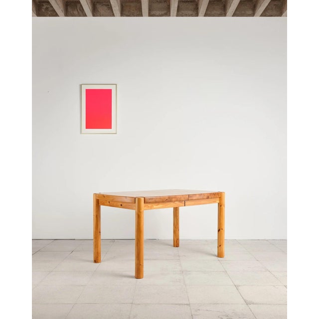 Wood Brutalist Pine Dining Set with Extendable Dining Table and Armchairs by Rainer Daumiller for Hirtshals Savværk, Denmark, 1970s, Set of 7 For Sale - Image 7 of 18