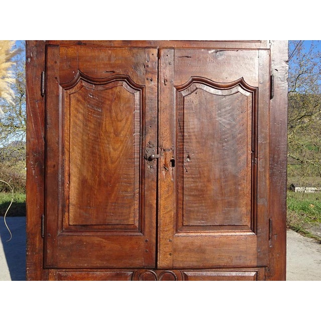 Brown Antique Walnut Wedding Buffet, 1700s For Sale - Image 8 of 18