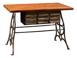 Antique Butcher Block Kitchen Island