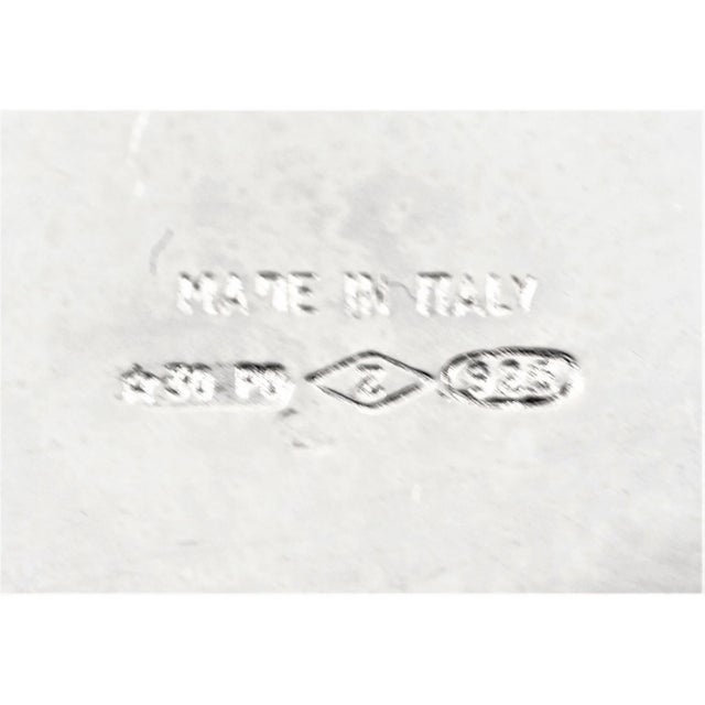 1970s Modern Sterling Goblet and Tray For Sale - Image 5 of 6