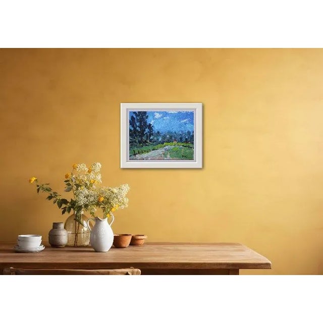 2020s Modern Contemporary Impressionist Landscape Oil Painting For Sale - Image 5 of 12