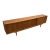 Long Danish Modern Teak Low Sideboard With Sliding Doors, Circa 1960s For Sale