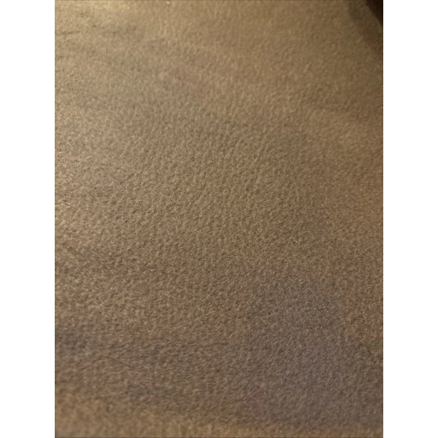 Modern Arhaus Eco Leather Upholstery Fabric – Eagle Cres Mushroom – 6 Yards For Sale - Image 3 of 11