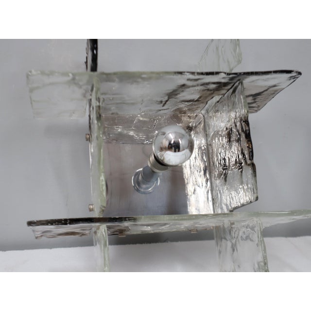 Murano Glass Sconces from Mazzega, 1960s, Set of 2 For Sale - Image 10 of 16