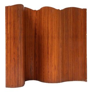 French Sculptural Wooden Room Divider, 1970s For Sale
