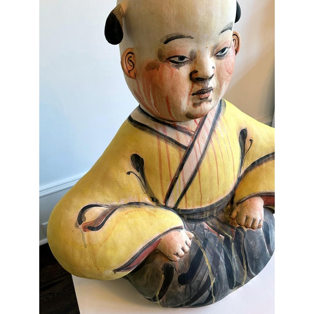Important Ceramic Sculpture Karako by Akio Takamori Exhibited and Published For Sale - Image 12 of 18