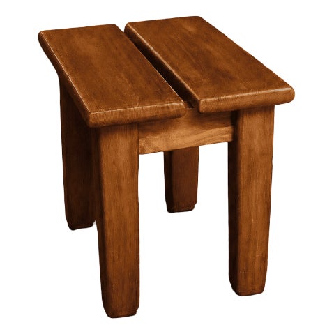 Vintage Elm Stool from Maison Regain, 1960s For Sale