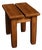 Vintage Elm Stool from Maison Regain, 1960s For Sale