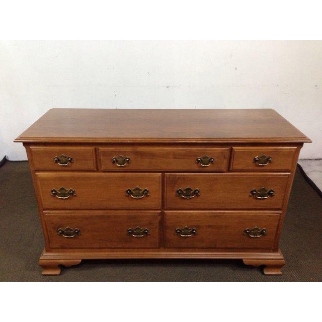 Ethan Allen Heirloom Maple 7 Drawer Dresser Chairish