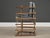 1980s Oak and Gold Queen Sitting Dining Chair For Sale - Image 4 of 10