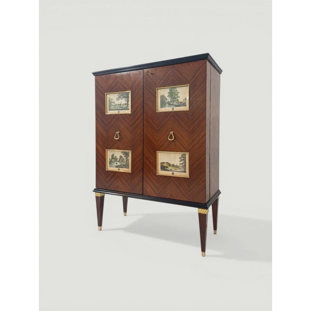 Mid-Century Modern Mid-Century Modern Italian Bar Cabinet by Paolo Buffa, 1957 For Sale - Image 3 of 18