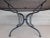 Vintage Woodard Style Wrought Iron Outdoor Dining Table 42" X 72" For Sale - Image 4 of 6