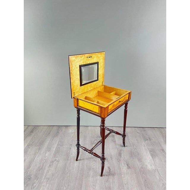 Napoleon III Inlaid Dressing Table For Sale - Image 5 of 10