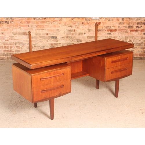 Mid-Century Teak Fresco Dressing Table and Stool from G-Plan, 1960s, Set of 2 For Sale - Image 9 of 15