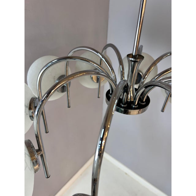 Chandelier with 10 Spheres by Richard Essig for Hustadt For Sale - Image 5 of 11