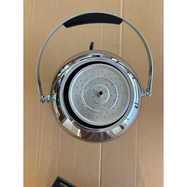 Silver Midcentury Manning-Bowman Art Deco Globe Percolator Coffeemaker For Sale - Image 8 of 8