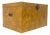 Faux Tortoise Finish Hand Painted Decorated Campaign Style Trunk Box MINT For Sale
