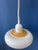 Plastic Mid-Century Modern Beige UFO Hanging Lamp by Knud Christensen For Sale - Image 7 of 13