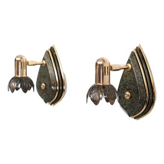 Postmodern Diamond Shape Wall Lamps, Spain, 1985, Set of 2 For Sale