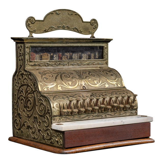 Late 19th Century "Michigan" Model Cash Register by National For Sale