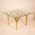 Italian Crystal and Brass Table, 1970s For Sale - Image 4 of 15
