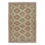 Rug & Kilim’s Diamond Play Rug in Mint and Rust, 5x7 For Sale