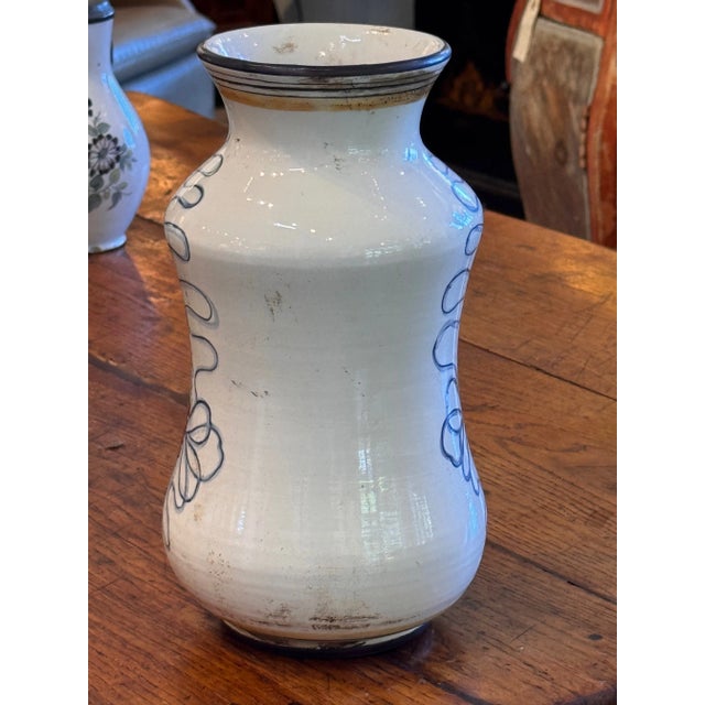 1950s Italian Ceramic Drug Jar For Sale - Image 6 of 7