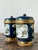 This stunning pair of vintage Chinoiserie lidded jars represents a sophisticated marriage of Eastern artistry and Western...