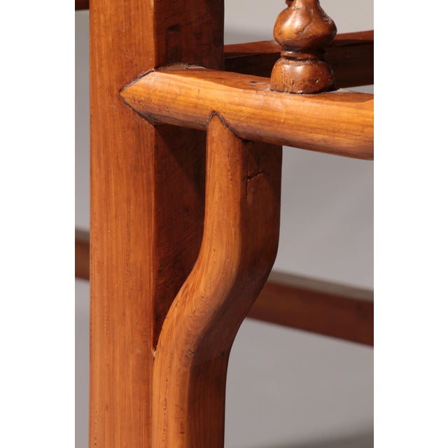 Asian Hongmu Comb-Back Armchairs, 1920, Set of 2 For Sale - Image 10 of 14