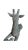 Metal Vintage Bronze Stag Garden Ornament For Sale - Image 7 of 10