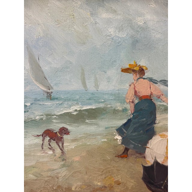 Juan Soler Post-Impressionist Oil on Canvas For Sale - Image 4 of 5