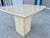 1960s 1960s Vintage Single Travertine Side Table For Sale - Image 5 of 7