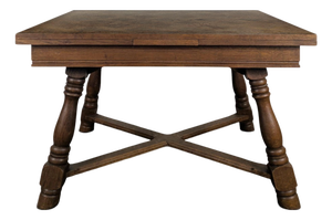Swiss Oak Table with Italian Extension