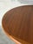 Mid-Century Modern Vintage Danish Teak Round Extendable Dining Table – Mid-Century Modern Scandinavian Dining Table With Leaf For Sale - Image 3 of 11