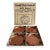 Cute Vintage 1950s–60s Solid Copper Coasters, Set of 4 With Original Box For Sale
