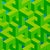 Austin Magruder Contemporary Lime Green & Blue Colorful Tessellated Geometric Abstract Painting, 2024 For Sale