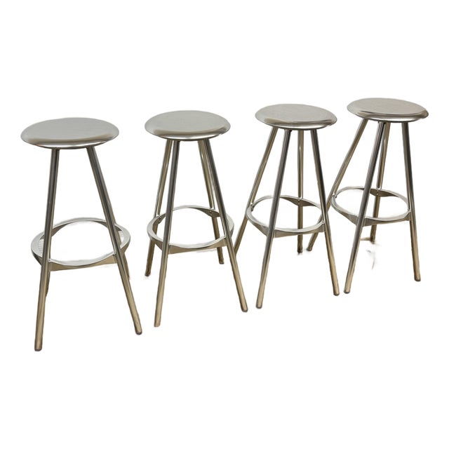 Pepe Cortes for Knoll Jamaica Bar Stools, Set of Four For Sale