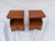 Vintage Early American Colonial Solid Maple Open Cabinet Nightstands Set of 2 For Sale - Image 4 of 9