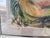 1990's Vintage Expressionist Woman Portrait Oil Pastel on Paper, Signed & Framed For Sale - Image 10 of 12