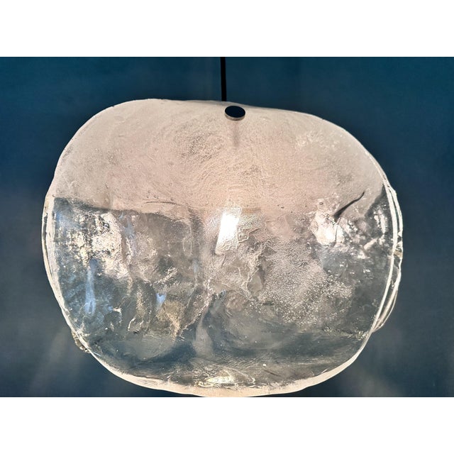 Vintage Pendant Light in Glass from Kalmar, 1970s For Sale - Image 15 of 17