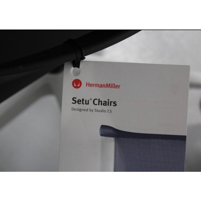 Herman Miller Setu Lounge + Ottoman For Sale In Chicago - Image 6 of 13