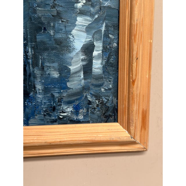 So, Lady in Blue, 1950s, Oil on Canvas, Framed For Sale - Image 6 of 18