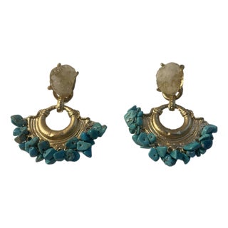 Turquoise Fun Earrings For Sale