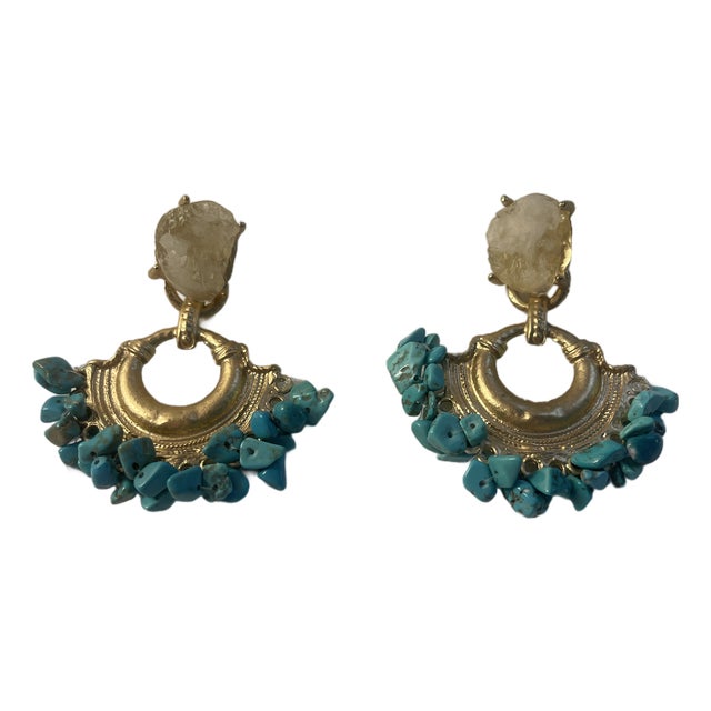 Turquoise Fun Earrings For Sale