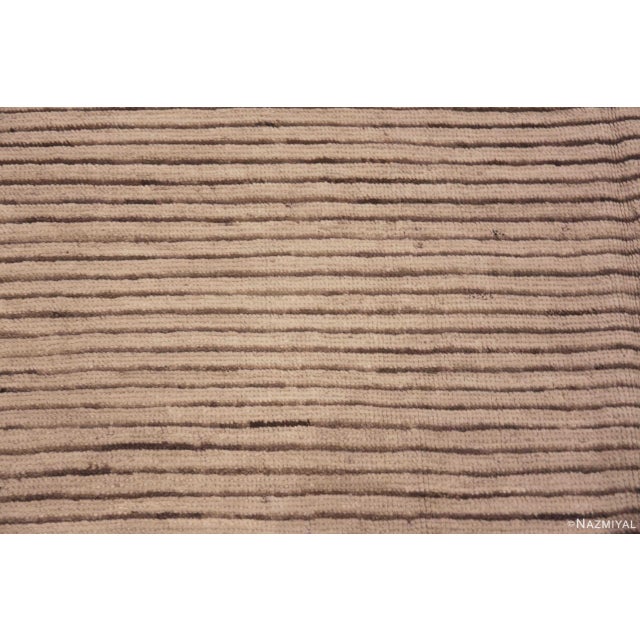 Modern Modern Decorative Cream Color Artistic Room Size Contemporary Area Rug For Sale - Image 3 of 6