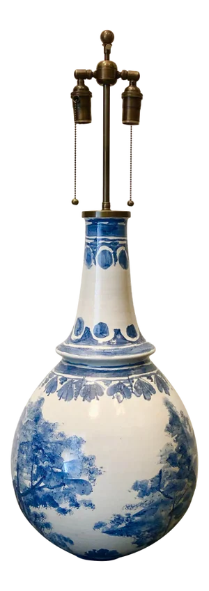 Mid 20th Century Large Table Lamp by Bjørn Wiinblad